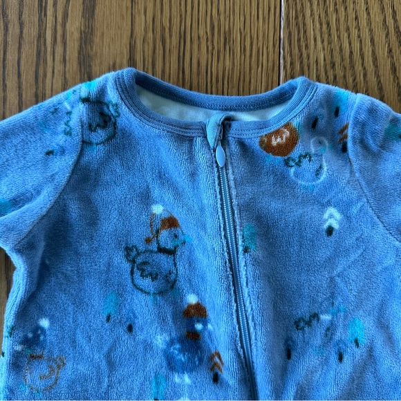 Souris Mini Grey Fleece Pajamas in Duck Print, size 6-9 months - Picture 3 of 11